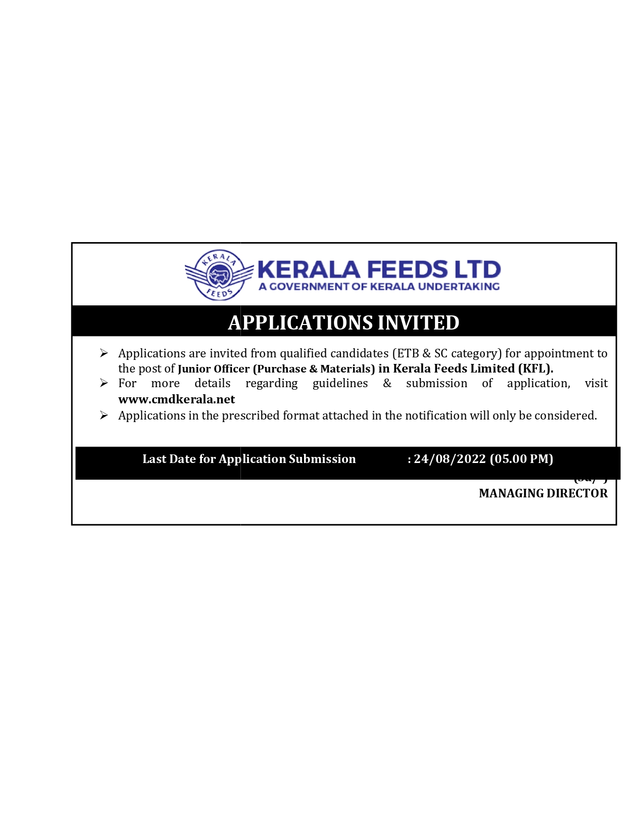 Kerala Feeds Limited Produce and distribute good quality compounded